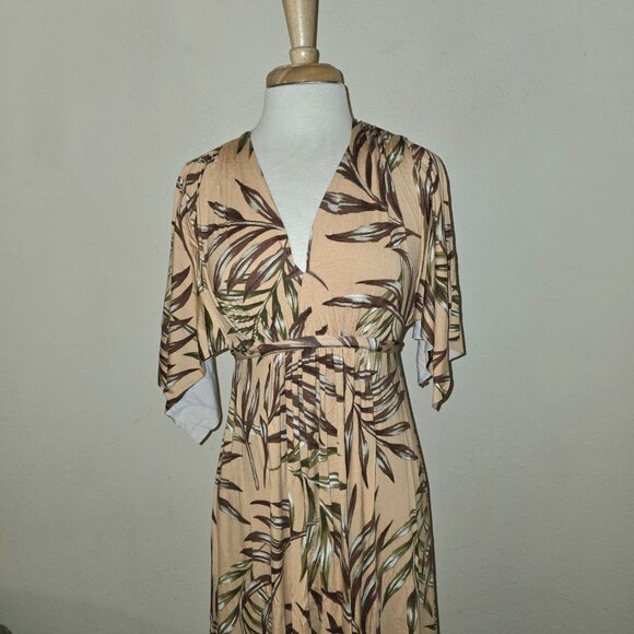 Rachel Pally Palm Print Caftan Maxi Dress XS NWT Modal Maternity Resort - Picture 6 of 16